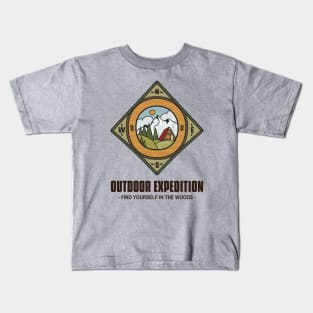 Outdoor Adventure Compass Kids T-Shirt